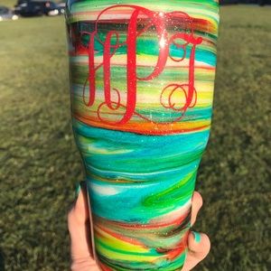 Customized Inked or Glitter Tumblers